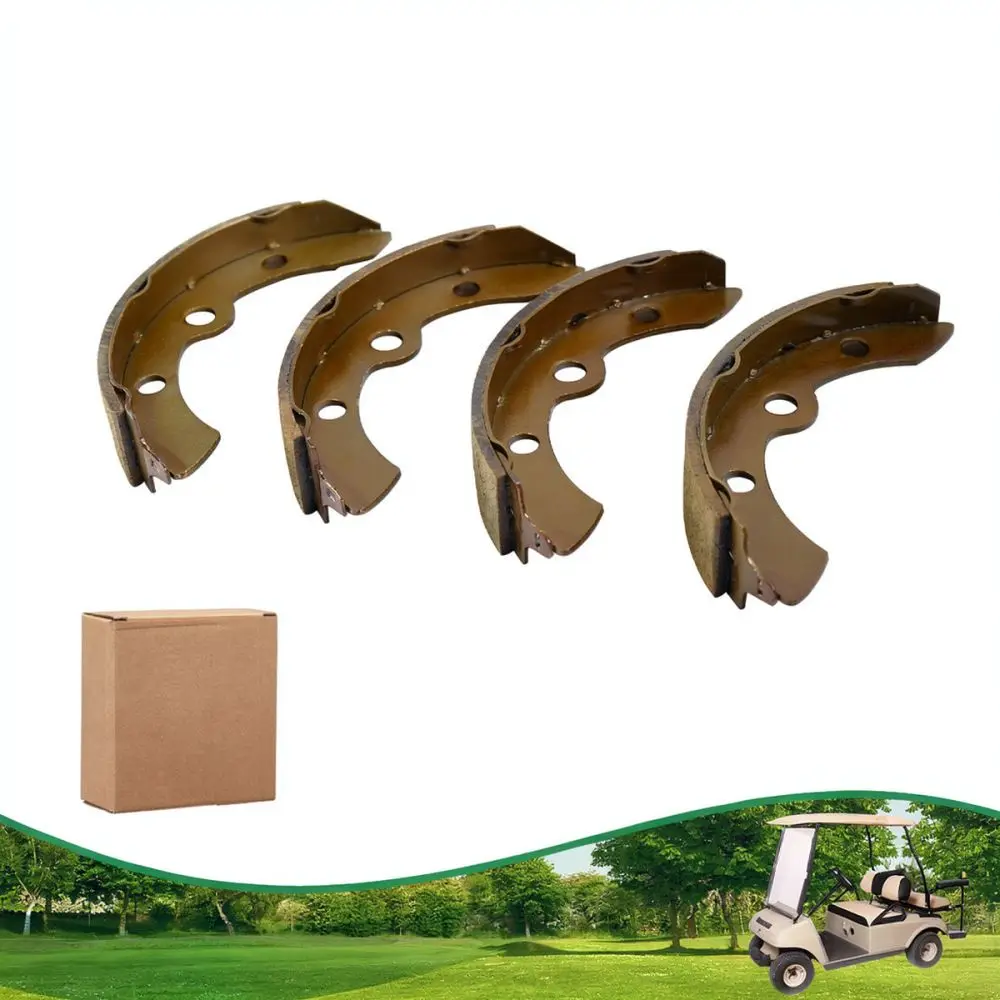 Zinc Brake Shoe Assembly For Club Car Golf Cart Reliable Stopping Performance Durable Maintenance Replacement Kit 101823201