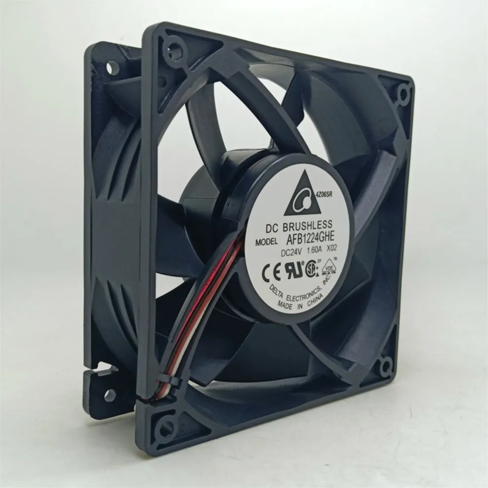 Brand New for Delta AFB1224GHE 12038 24V 1.60A double ball fan 12cm PWM inverter