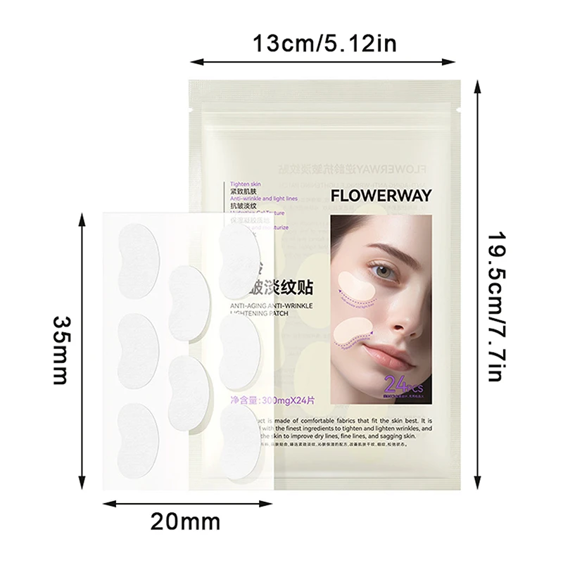 หน้าผาก Line Removal Patch Nasolabial พับไม่มี Essence ริ้วรอย Face Patch Anti-Aging Face Lift Beauty Skin Care Pad