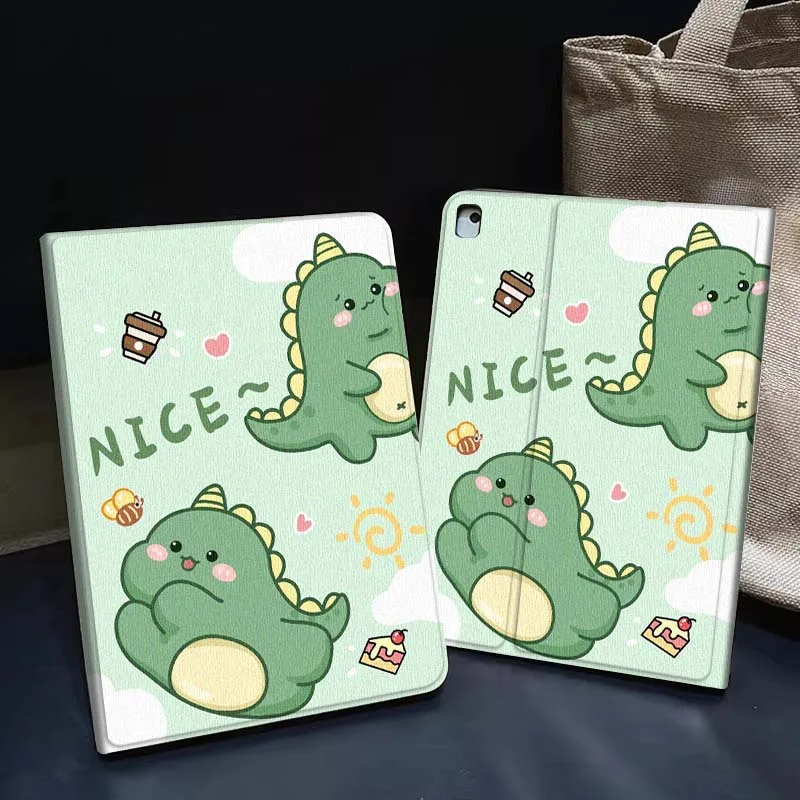 

Cute cartoon dinosaur For iPad Pro Air 5th 6th 7th 13 M3 M4 M5 12.9 13.3 inch 2018 2022 2024 2025 Tablet Case