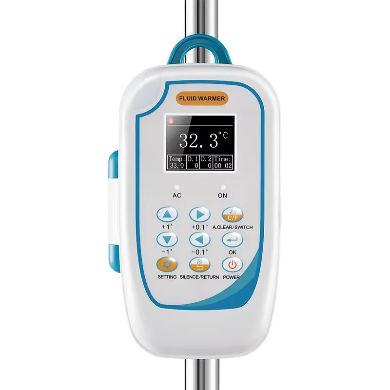 Factory Direct Digital Medical Portable IV Intravenous Arterial Fluid Warmer Unit Fast Heating CE Certified