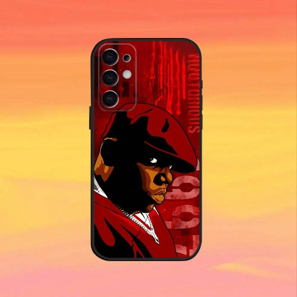 Biggie Smalls Notorious B-BIG Art  Phone Case For Samsung S25,S24,S23,S22,S21,S20,Ultra,Plus,FE Black Soft Cover
