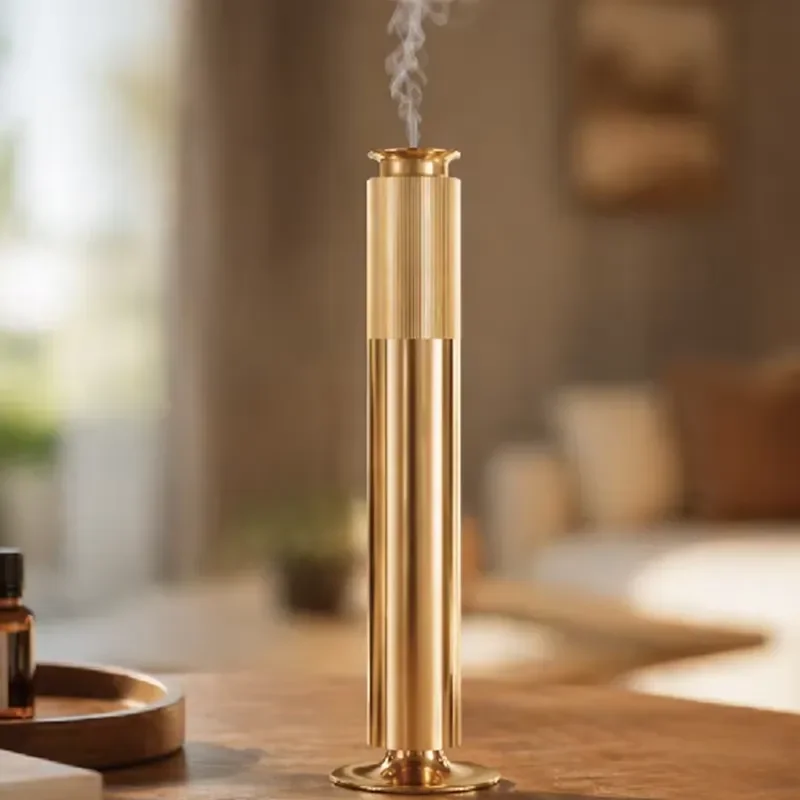 Luxury Intelligent Aromatherapy Diffuser Battery Powered Anhydrous Essential Oil Humidifier Type C Rechargeable RGB Light for
