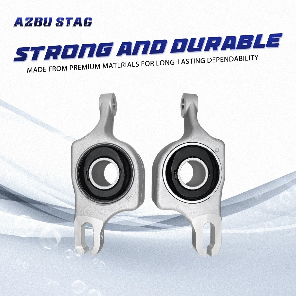 AzbuStag 2Pcs Front Lower Lh Rh Arm Bushing Bracket Suspension for JEEP GRAND CHEROKEE DODGE DURANGO 2011 2012 2013 2014 2015