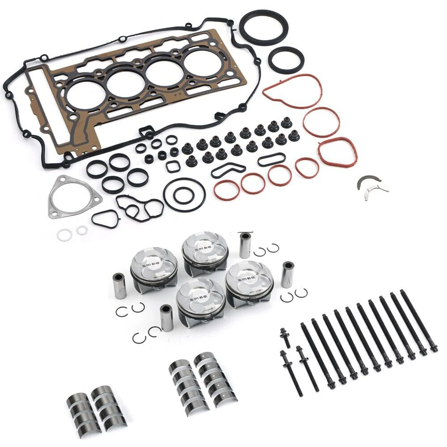 Engine Overhaul Kit N13 N18 B16A 11217585452 11217585453 11217585454 for BMW 118i F20 F30 MINI Cooper S R55 R56 R60 1.6T