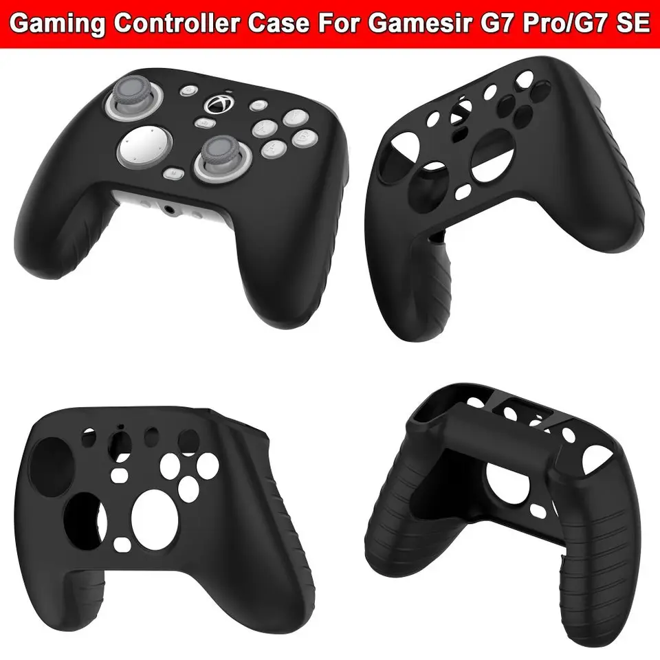 Funda de silicona para control de juegos, a prueba de golpes y antideslizante, cubierta protectora para consola, resistente a rayones y al polvo para Gamesir G7 Pro/G7 SE 5