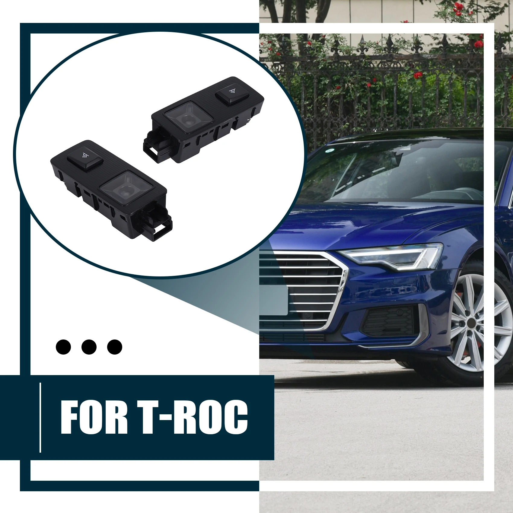 A80X-Achter LED Leeslamp Rij Verlichting Voor VW T-ROC 2GD947292 2GD947291