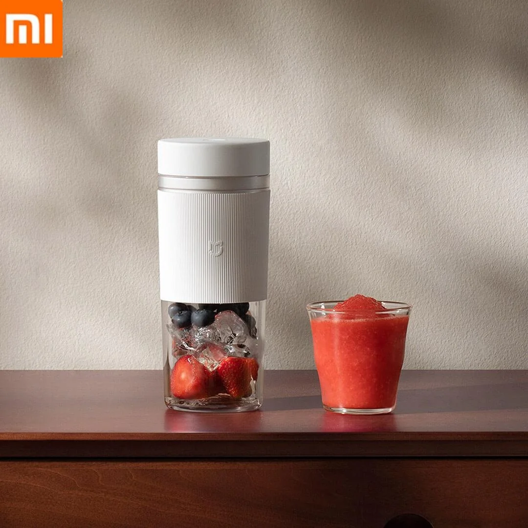 

Портативный блендер Xiaomi MIJIA 2,40S для быстрого приготовления сока, 19500 об/мин, емкость 300 мл, миксер-соковыжималка, корпус из PCTG.