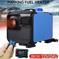 8KW 12V/24V Compact Diesel Air Heater All In One Car Parking Heater Autonomous Winter Car Air Warmer For Truck Bus RV