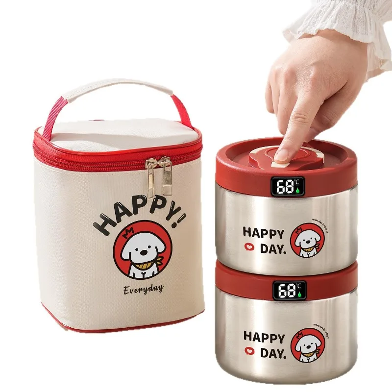 

Vacuum super long insulation lunch box, multi-layer bento lunch box soup bowl