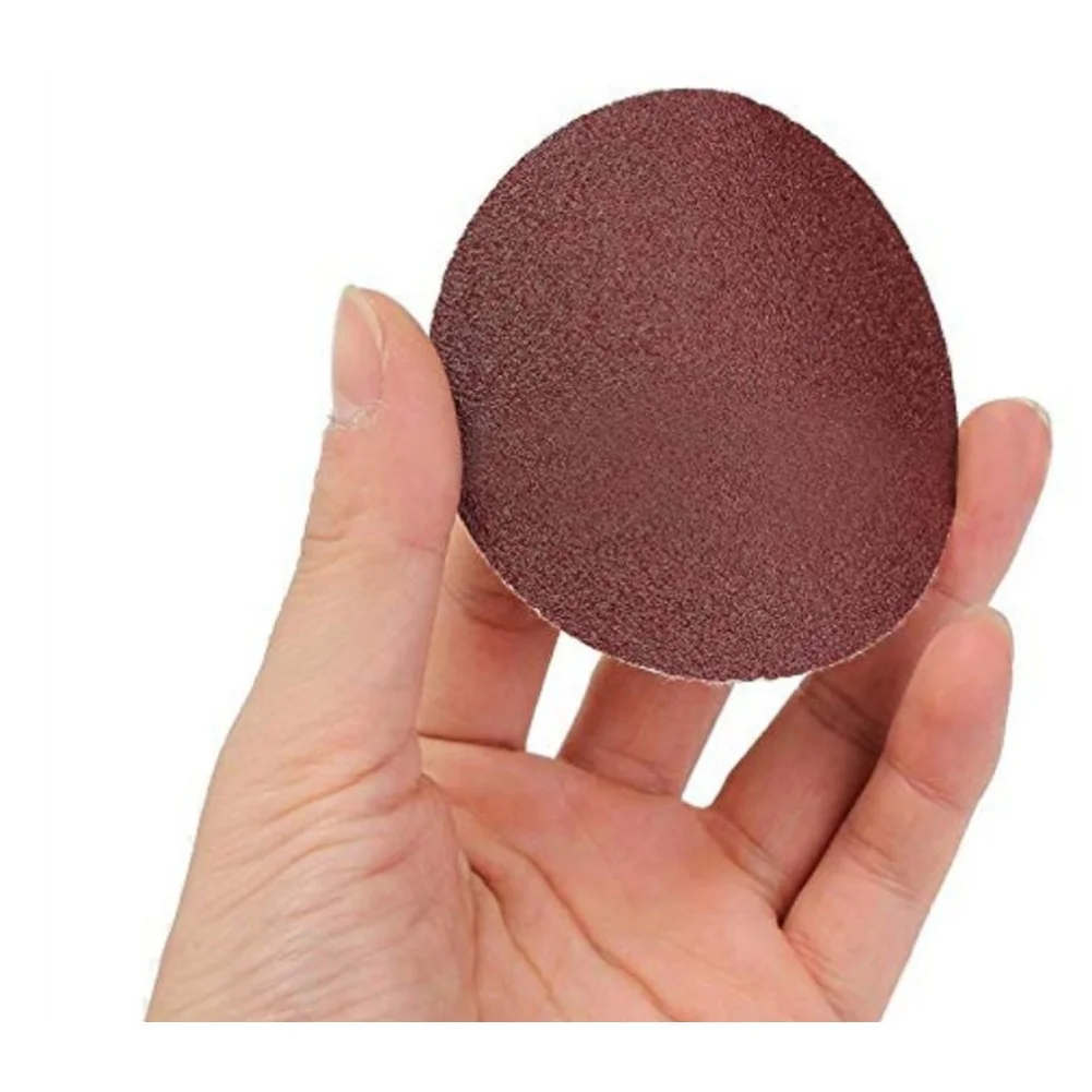 

100pcs Sandpaper 75mm Alumina Flocking Sandpaper Discs 80 To 3000 Grit Multiple Grit For Wood Metal Car Polishing Tools Kit