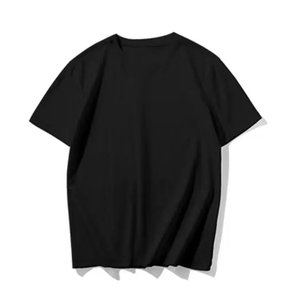 

Summer Men's Short-sleeved T-shirt Round Neck Loose Casual Cotton solid Color Shirt Fitted Fashionable Top T-shirt Clothing