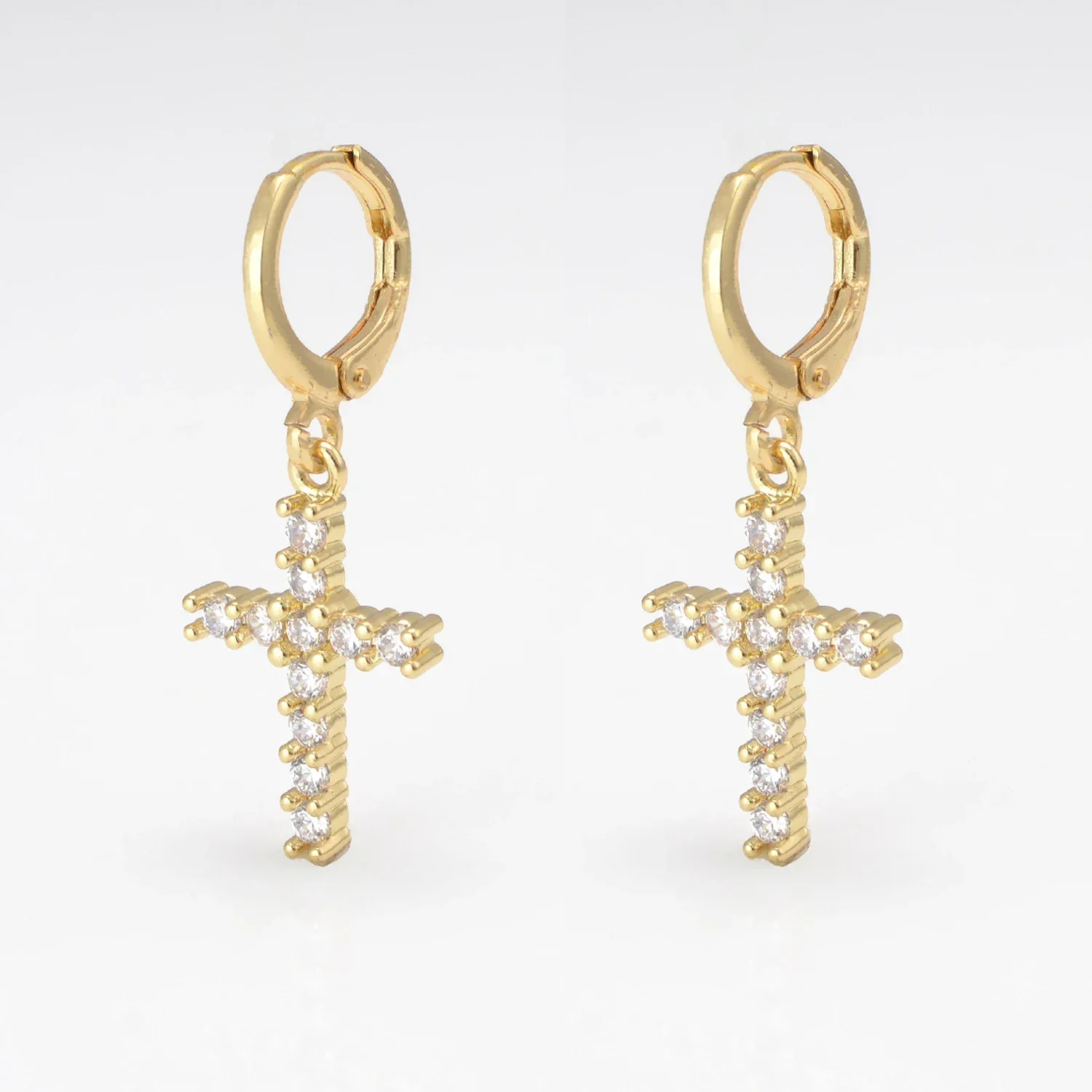 

Religious Style Cross Hook Earrings Personality Accessories Pendant Earrings for Women Man's Women's Friendship Gift Jewelry