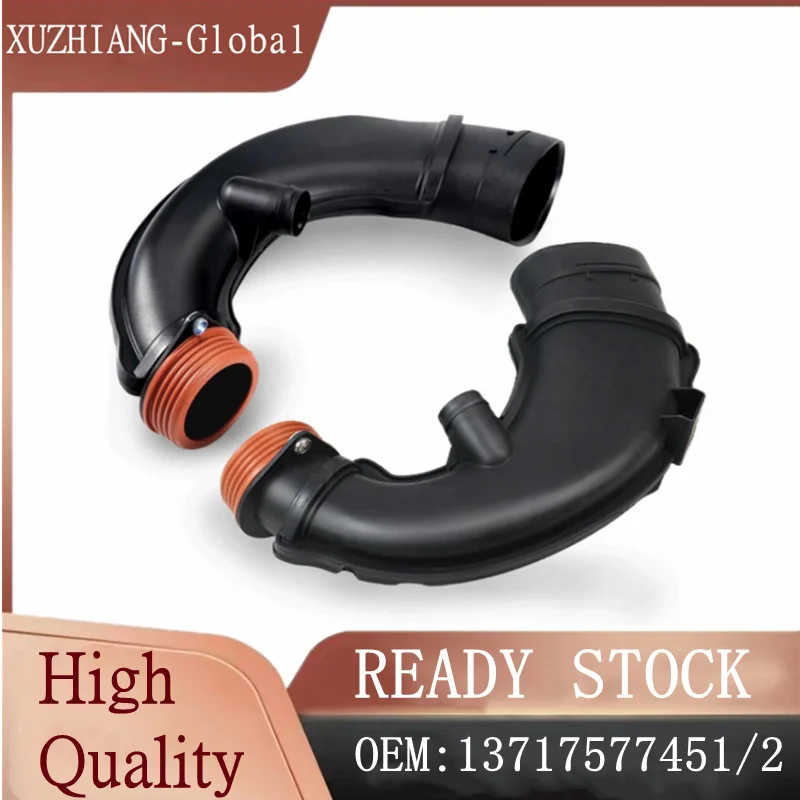 

Brand New 1 Pair Rear Engine Air Intake Hoses 13717577451 13717577452 For BMW E70 E71 F01 F02 F06 F07 F10 F12 F12 X5