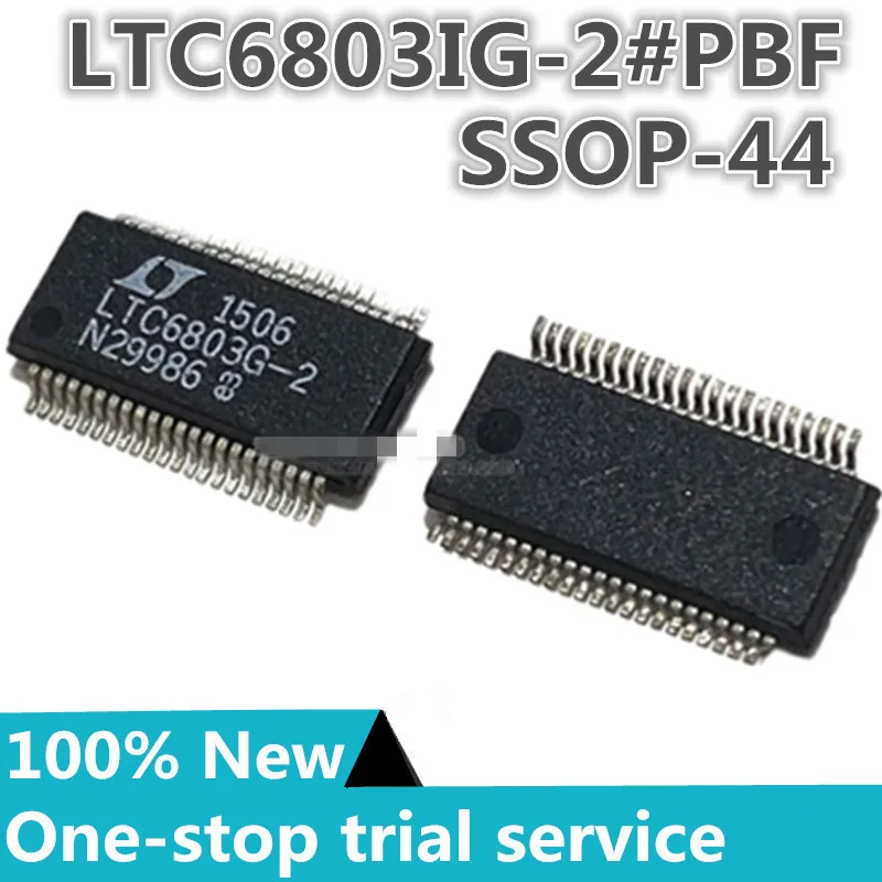 

1-10pcs %New original LTC6803HG-2 LTC6803IG-2 Silkscreen LTC6803G-2 package SSOP-44 battery monitor IC chip