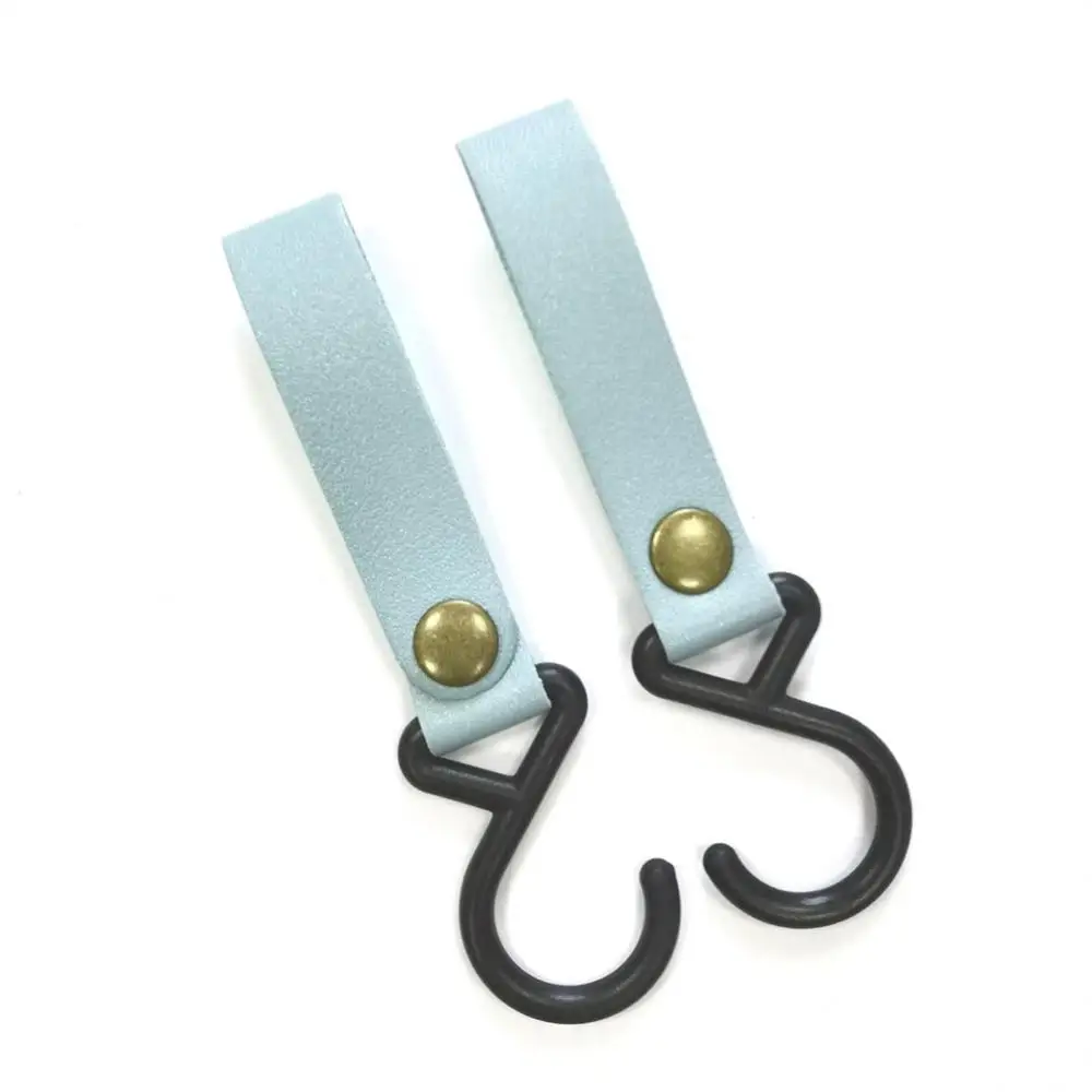 1/3/5PCS Hanging Hooks Portable Leather Durable Campsite Storage Strap Storage Rack Shelf Hook Outdoor Hanging Hooks Rope