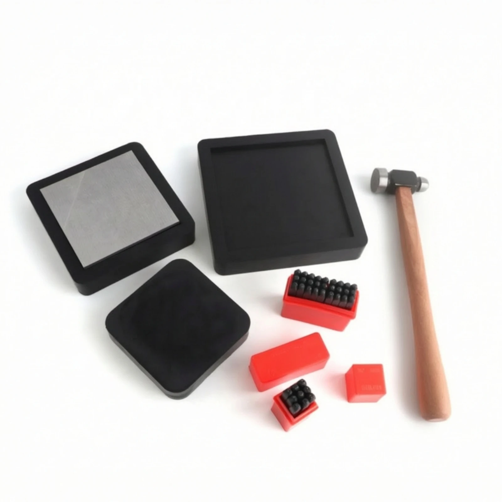 Rubber Bench Block Stable Bench Block Stamping Pad Heavy-Duty Anti-Slip for Jewelers, Jewelry Making, Embossing