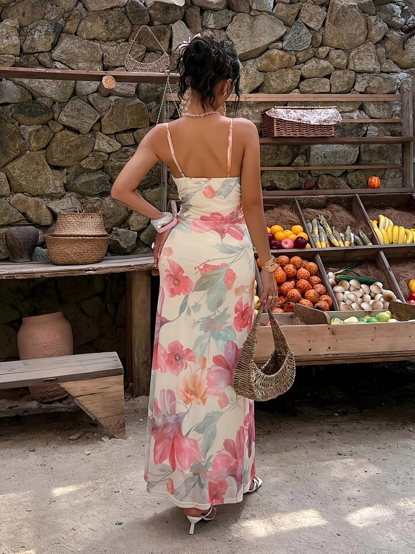 Zarif ve şık, bu yeni çiçek de - French Vintage Floral Midi Dress incelemesi ve fiyatı