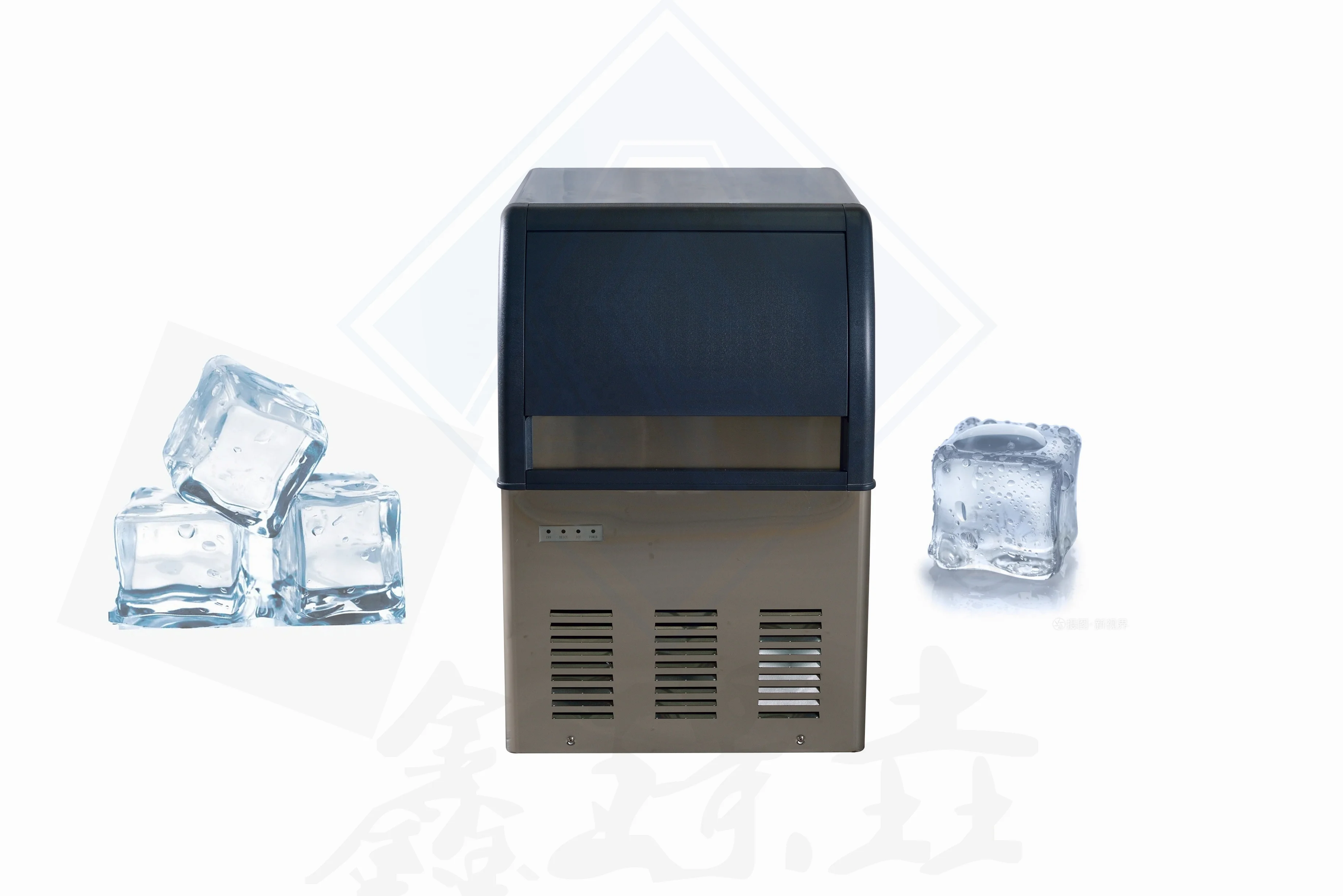 Commercial Ice Cube And Water Vending Machine Ice Cube Freezer Bags Machine Solar Ice Cube Maker Machine