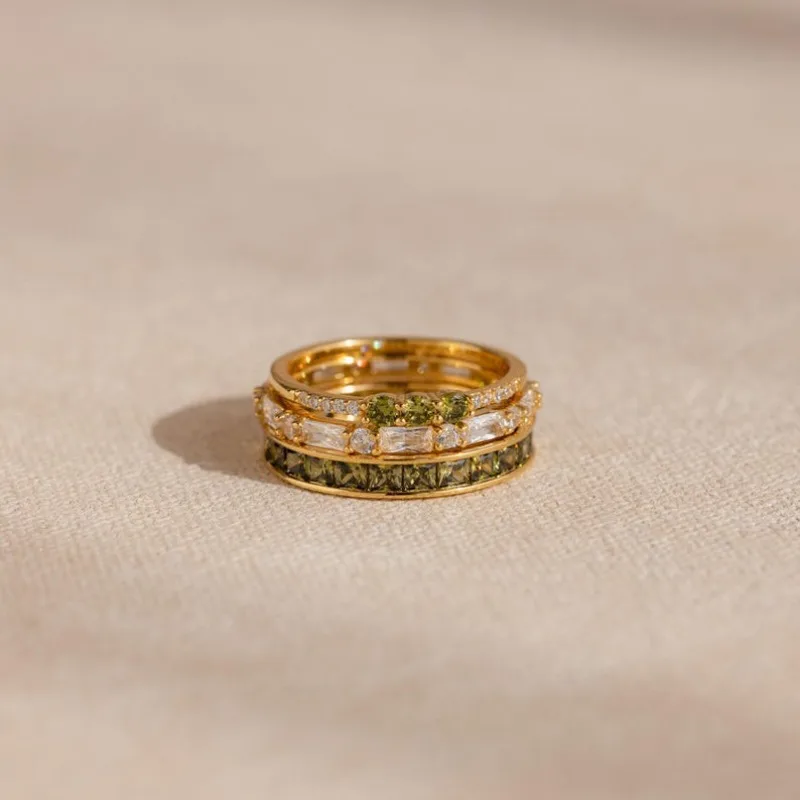 Ring Set By Minimalist Set Vintage Stacking Rings Dainty Jewelry Gift for Wife Essential Fashion Items for Going Out