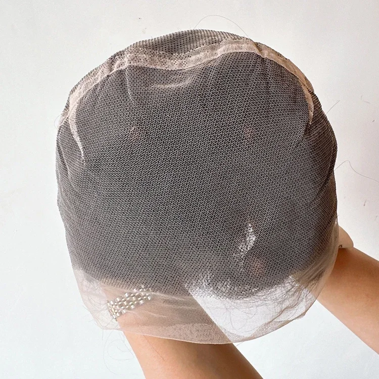 Wig Renda Penuh Rambut Manusia Pendek Pra Pencabutan Alami untuk Mengepang