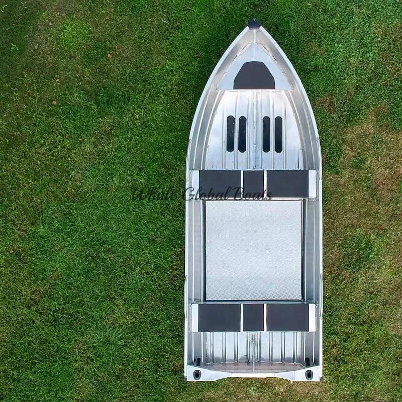 3.8m Aluminum Boat Rowing Boat with Floor