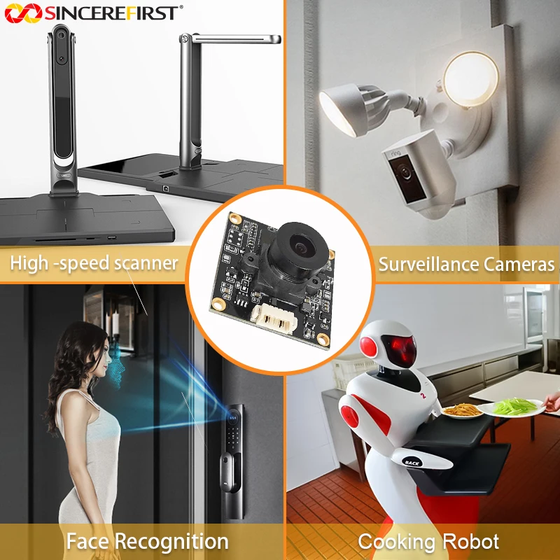 

NEW Compact 5MP FHD OV5648 CMOS Image Camera Component UVC USB FF SDK Camera Module M12 1080p 60fps