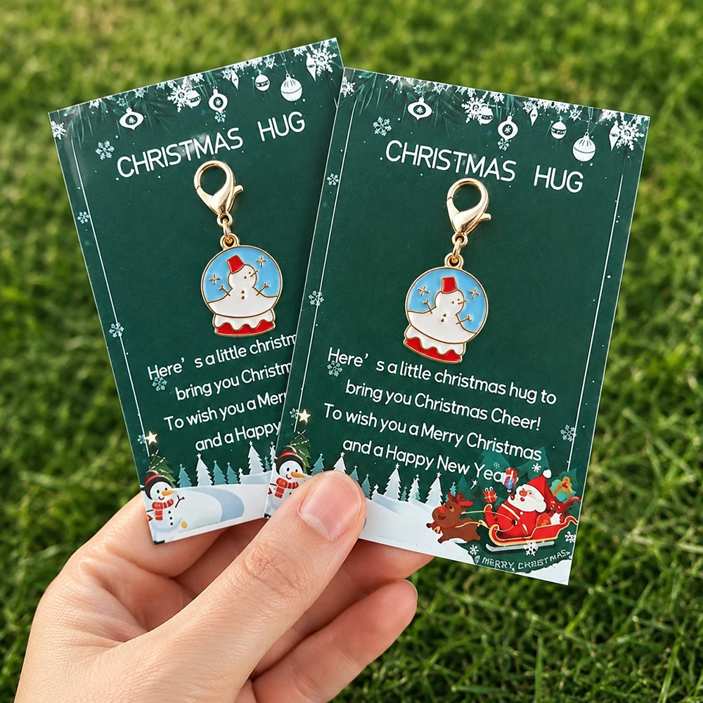 3pc Mini Gift for Christmas-Themed Keychain, with Designs Such As Santa Claus Snowman Star, As Small Gifts for Suitable As Smal