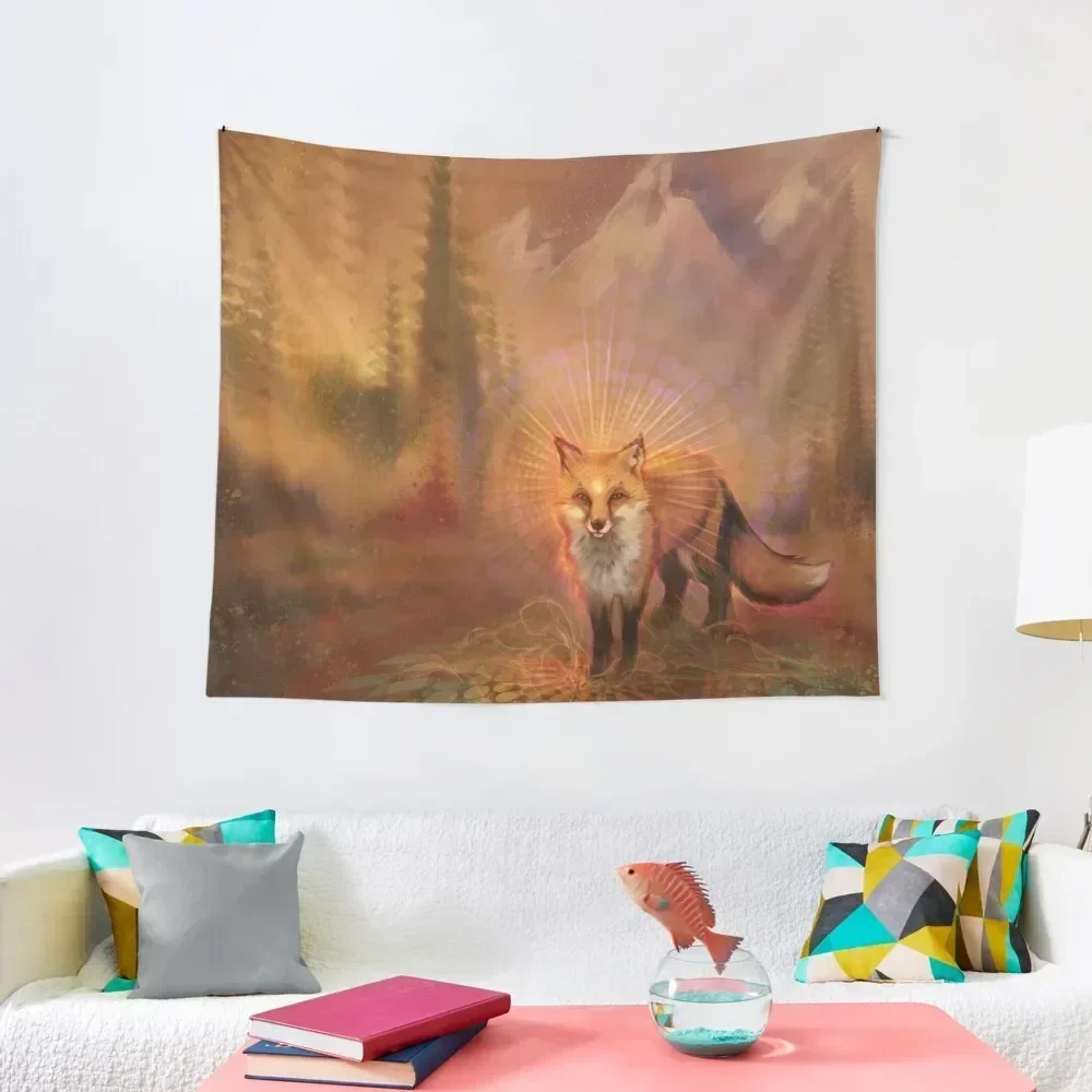 

Wise Fox Tapestry Aesthetic Home Decor For Bedroom Tapestry