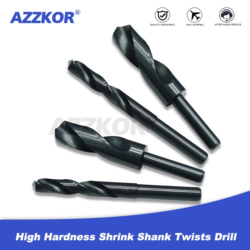 AZZKOR Steel Drill Bit Multi Purpose Metal Palasic Copper Hole High Speed Cutter The Shank 12.7mm Metal Drill 153mm NC Working