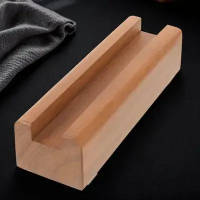 

Floor Mirror Stand Holder Solid Wood Base Modern Elegant Full Length Mirror Support Stand for Bedroom Living Room Hallway