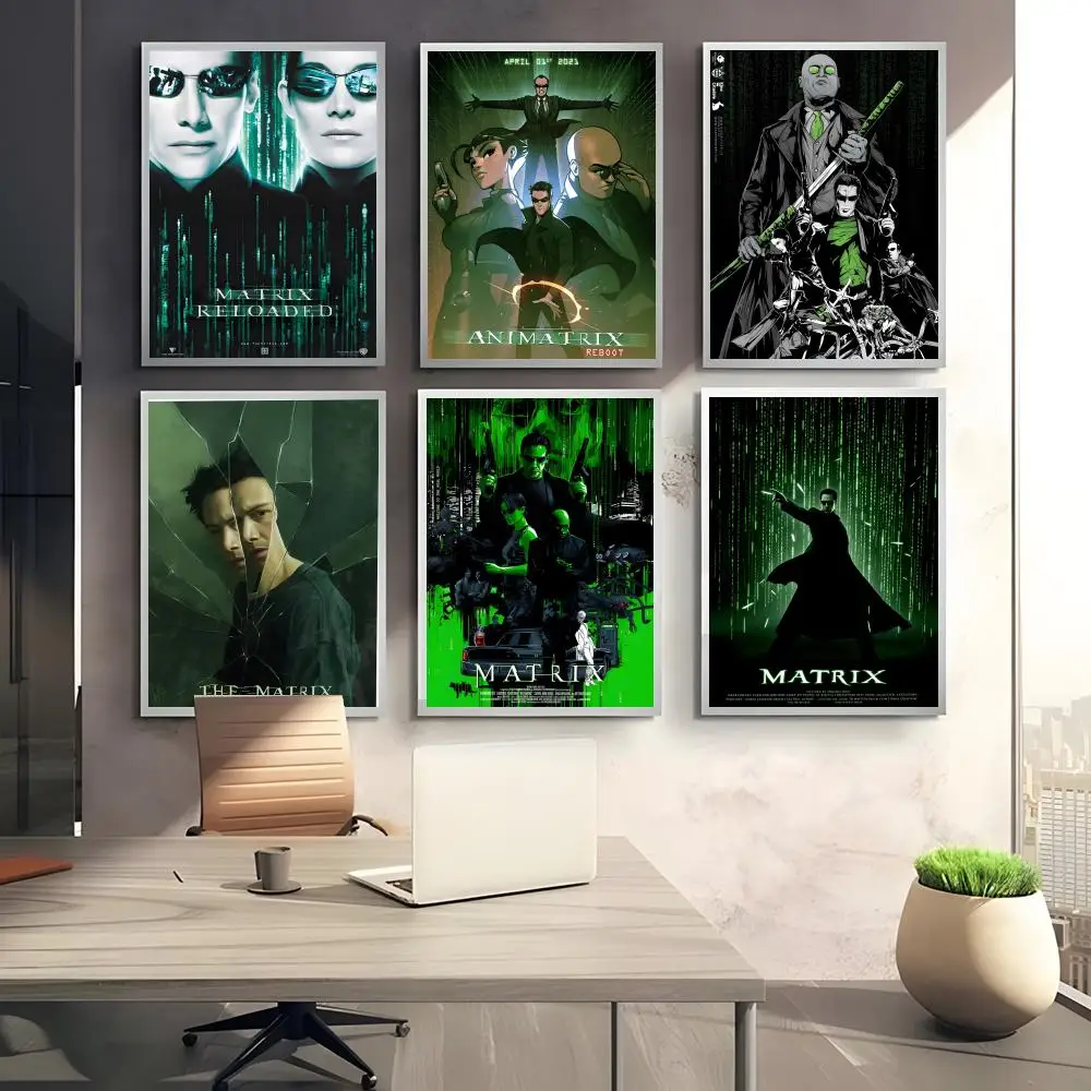 ملصق قماشي لفيلم M-Matrix للخط: مجاني للتجاعيد ومقاوم للماء ومتين لجميع الفضاء لتزيين الحائط #2