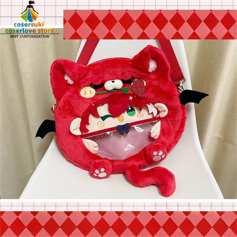

Honkai Star Rail Argenti Anime Backpack Cute Casual School Bag Plush Bag Fashion Shoulder Bag for Students Daily Outdoor