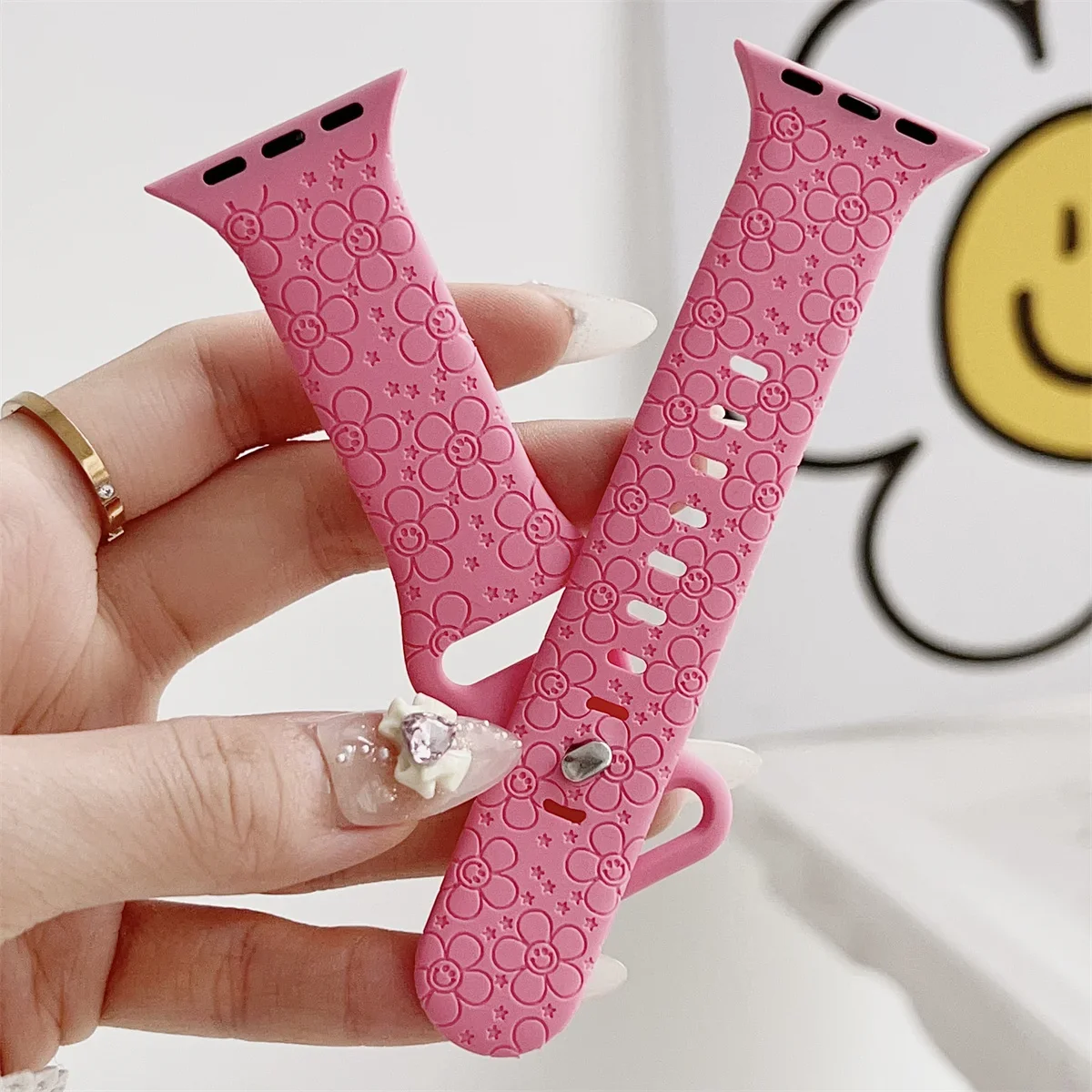 Watch Band For iWatch 42/44/45/49mm 38/40/41mm Silicone Fashion Watch Strap for Watch Series Ultra2 Se 9/8/7/6/5/4/3/2/1_voghion.com