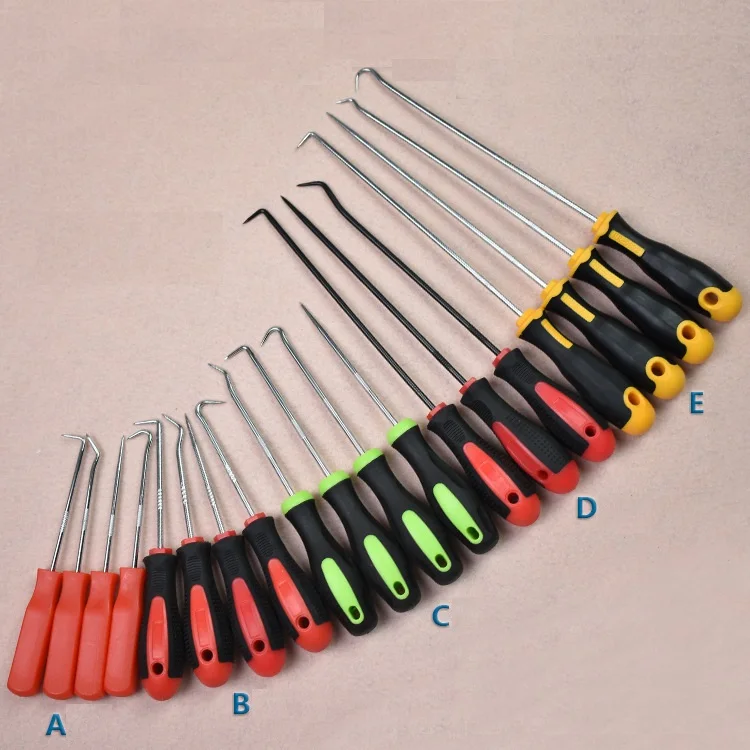 Profession Durable 4Pcs Durable Car Hook Oil Seal O-Ring Seal Remover Pick Set Tools Car Hook Craft Hand Tools Remover Pick Set