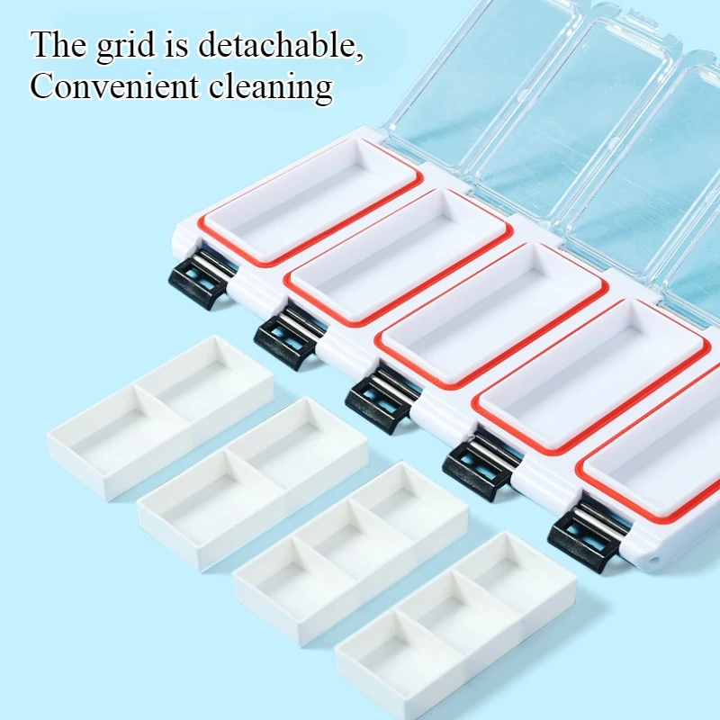 Portable Watercolor Moisturizing Box Multi-function Gouache/watercolor/acrylic Pigment Packaging Box Student Art Supplies