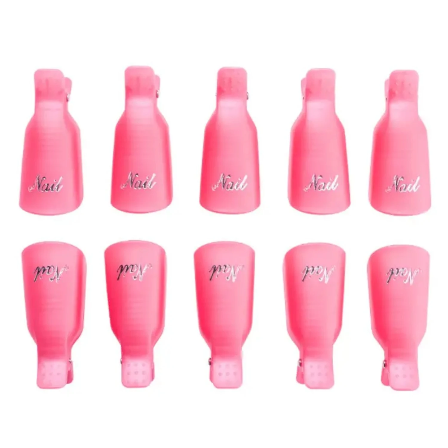 Plastic Wrap UV Gel Remover - 10 Pcs of Effective and Gentle Remover Sheets with over 400 Hard Pads for Easy Nail Polish Removal