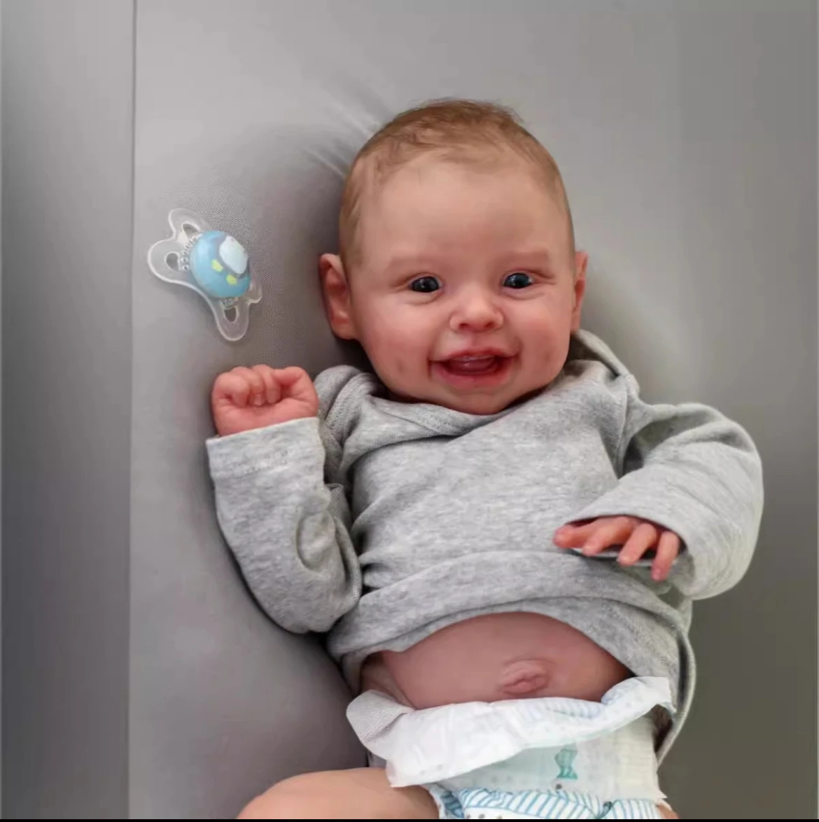 19인치 하퍼 로얄 리본 공주 인형 - 정맥 매핑이 있는 손으로 붉은 뺨, 생일 및 세례 선물