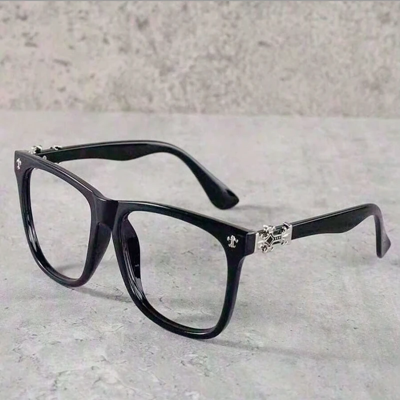 Men'S Fashion Non Prescription Glasses - 1pc Vintage Square Frame Glasses Men