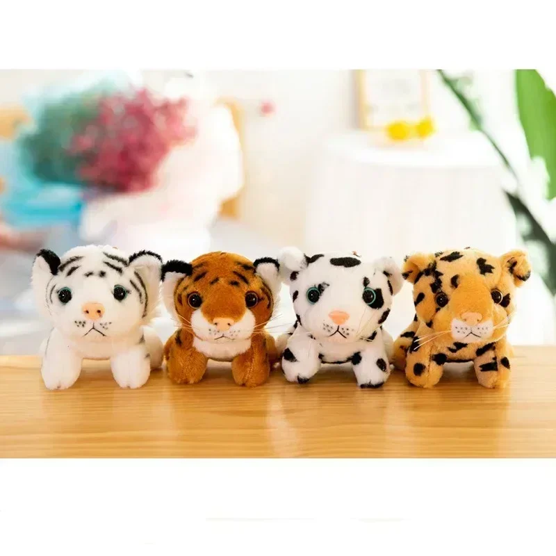 10 cm nuovo simpatico portachiavi tigre bambino ciondolo in peluche borsa da scuola zero portafoglio appeso decorazione regalo festival per bambini