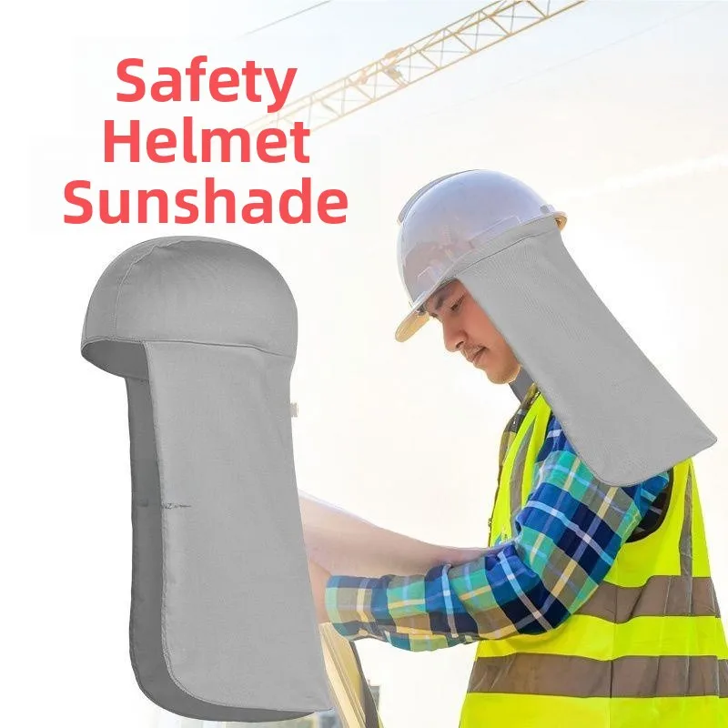 Safety Helmet Inner Liner Neck Protection Sunshade Welder Shoulder Wrap Construction Site Work Hat Scarf All-Match Unisex