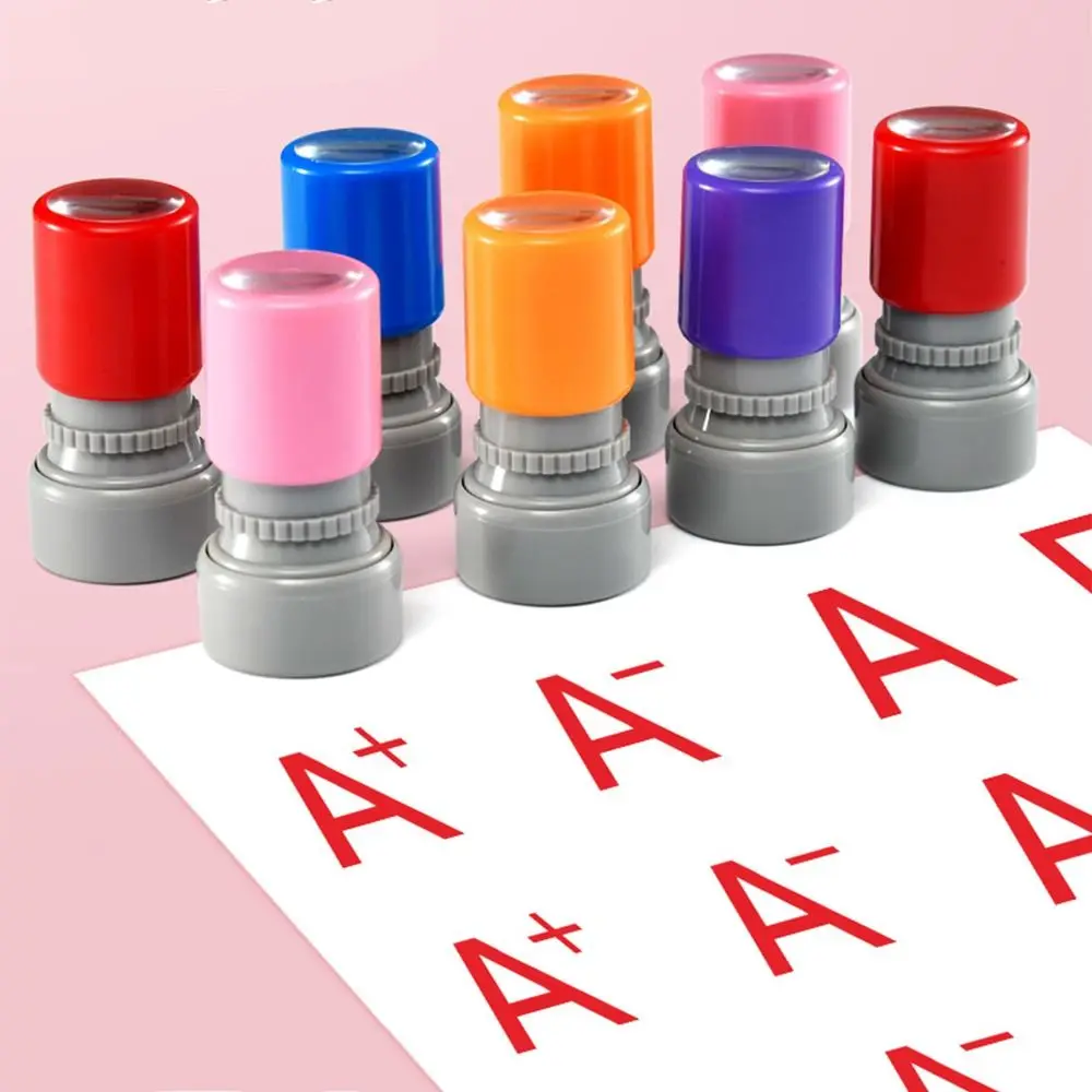 แสตมป์ทบทวนครูประหยัดเวลา DIY รีวิวเชิงบวก ABCD Grading Stamp ความคิดเห็น Self Inking Reviews แสตมป์อนุบาล