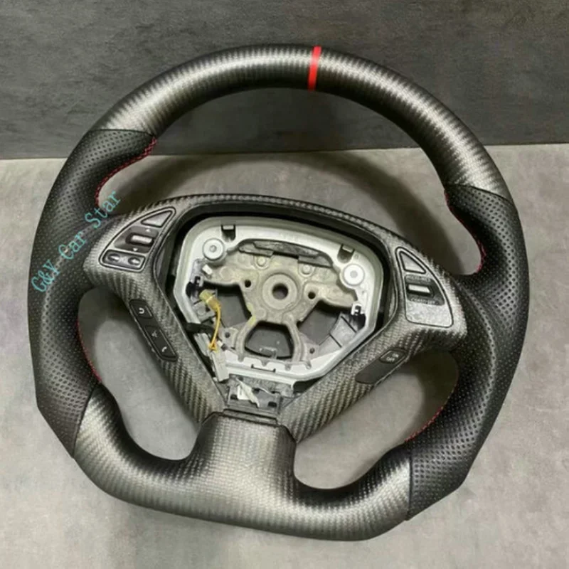 

Promotion 100% Real Carbon Fiber Steering Wheel With Leather For Infiniti G37 G25