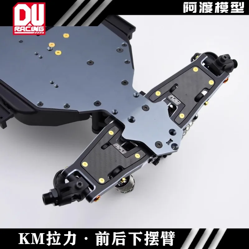 Coches Rc, aleación de aluminio 7075, Material, brazo oscilante de suspensión inferior delantera y trasera para KM 1/7 C3, accesorios de actualización de coche de Rally