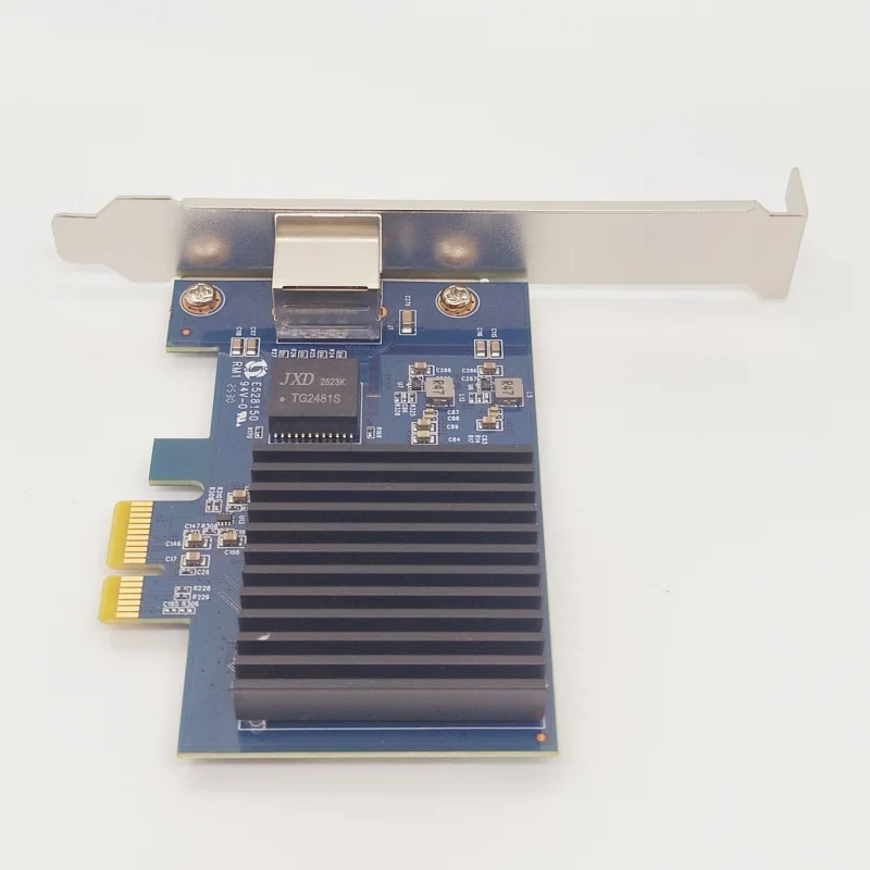 1 Port PCIe 10G Ethernet Network Card 10G NIC PCIe4.0-1X 10G RJ45 Lan Card for Realtek8127(PXE) Multi-Gigabit Network Speeds