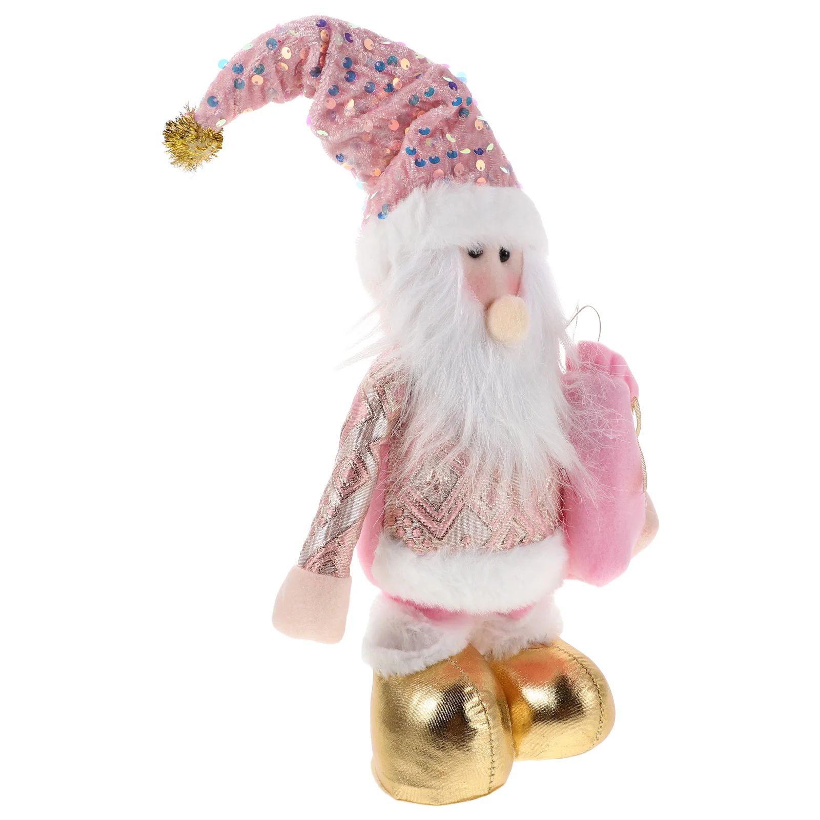

Decor Festive Decoration Christmas Ornament Statue Decorations Pink Country Elder
