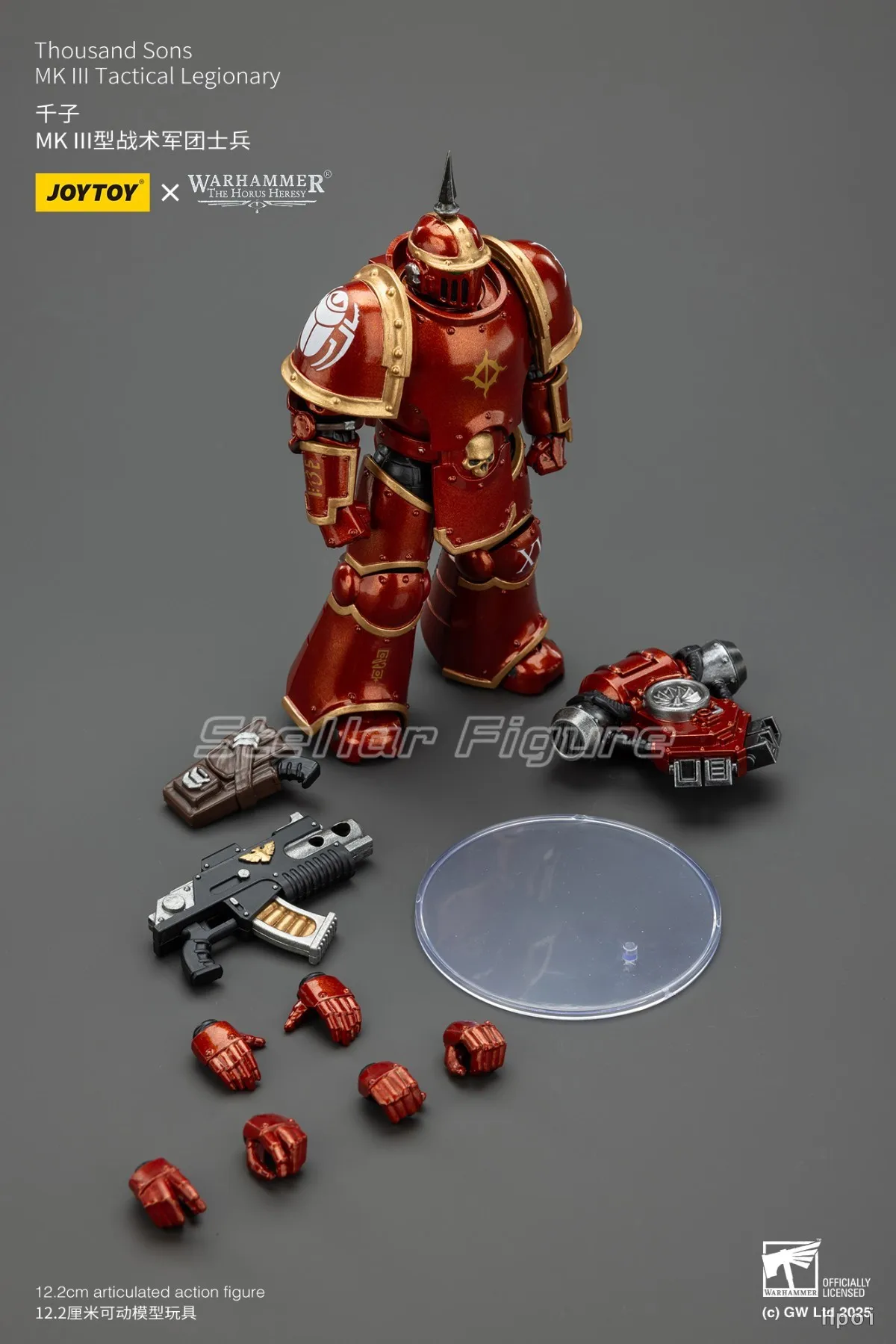

【SF】JOYTOY Warhammer 40K 1/18 Фигурка Тысяча SonsMK Ill Тактическая легионерская модель игрушки Подарки Коллекция украшений