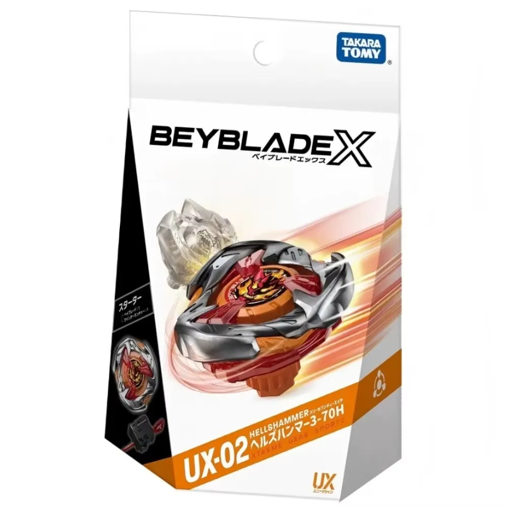 TAKARA TOMY BEYBLADE X UX-21 Hells Nether Deck Set