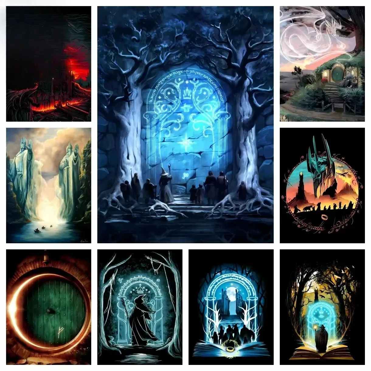 1000 Pieces Jigsaw Puzzle The Rings Movie Scenes Fantasy For Adults Great Weekend Relaxation And Family Fun