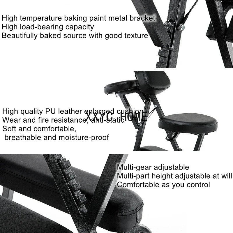 Tattoo health folding massage portable massage chair scraping tattoo chair folding beauty bed